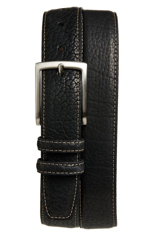 Torino Leather Belt Black at Nordstrom,