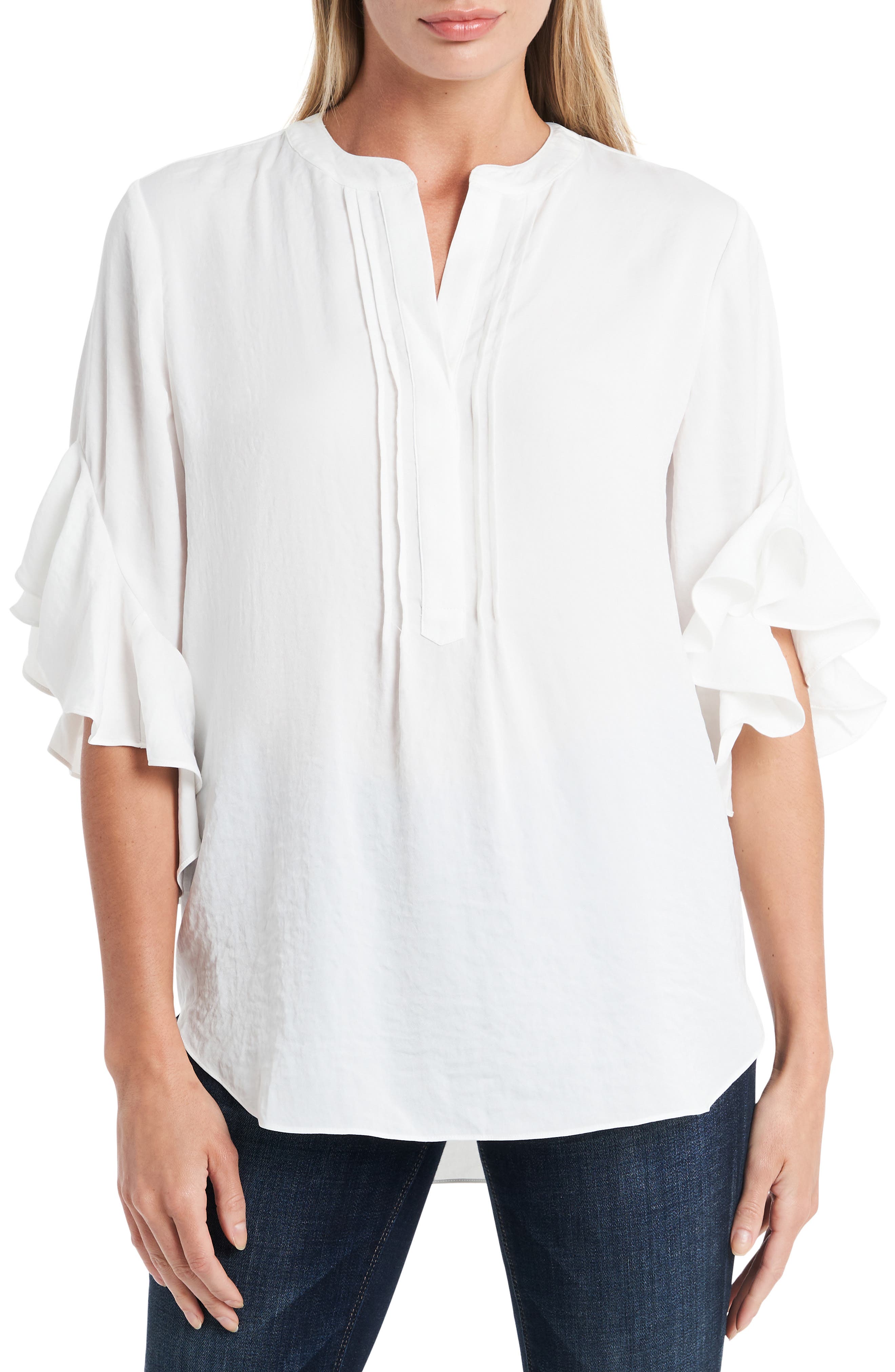 vince camuto ruffle blouse