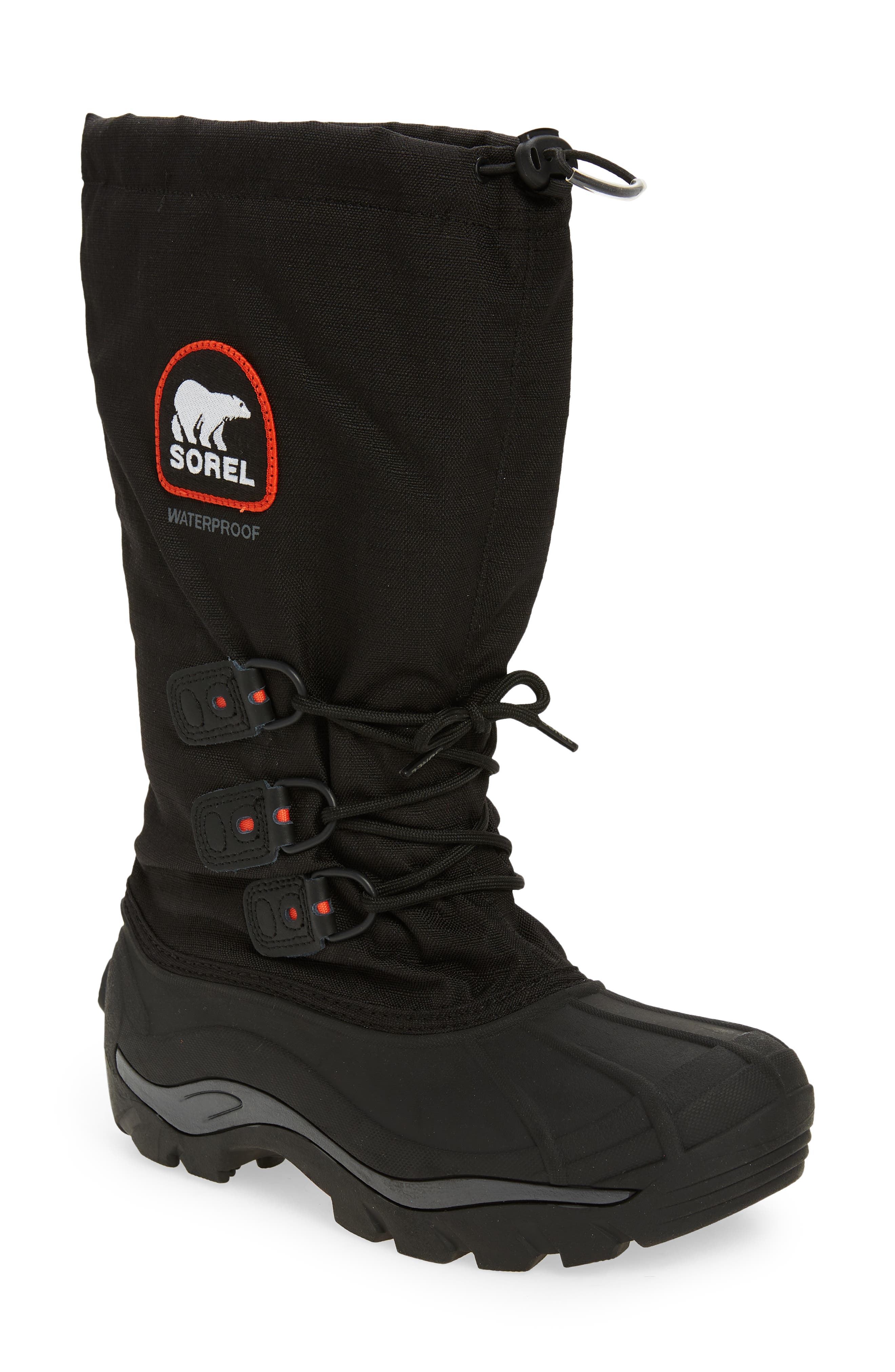 men's blizzard xt black waterproof boot