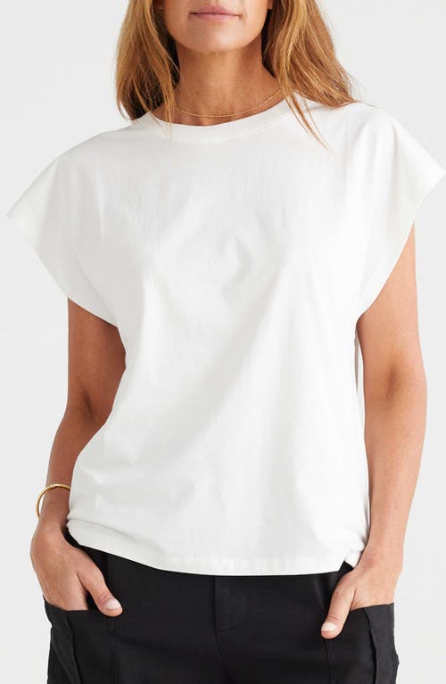 Brave + True Brave+true Michel Cotton T-shirt In White