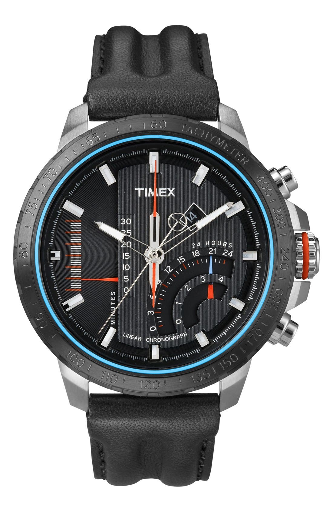 Timex® 'Intelligent Quartz' Linear Chronograph Watch, 47mm Nordstrom