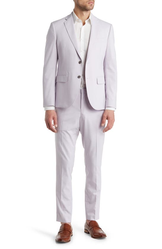 Nordstrom Rack Extra Trim Fit Suit In Purple Puff