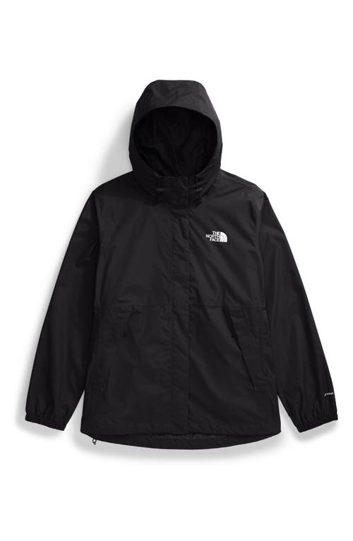 Shop The North Face Antora Water Repellent Jacket In Tnf Black-npf