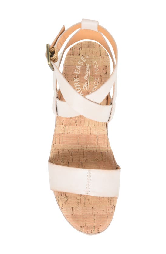 Shop Kork-ease ® Yadira Ankle Strap Platform Sandal In Natural Leather