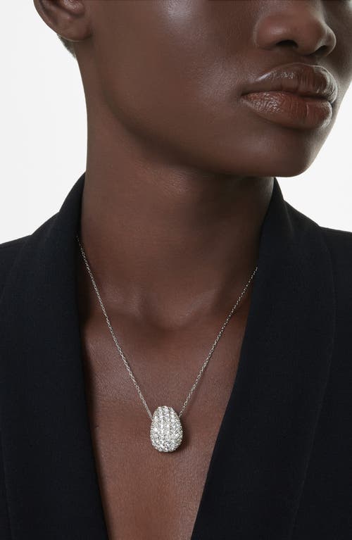 Shop Swarovski Sublima Pendant Necklace In Silver
