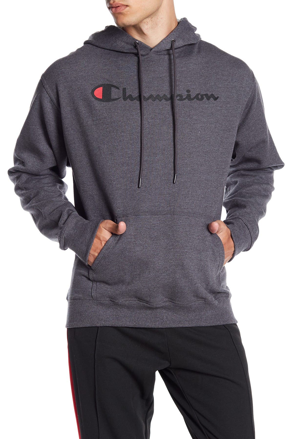 Champion Graphic Hooded Sweatshirt In Open Orange44