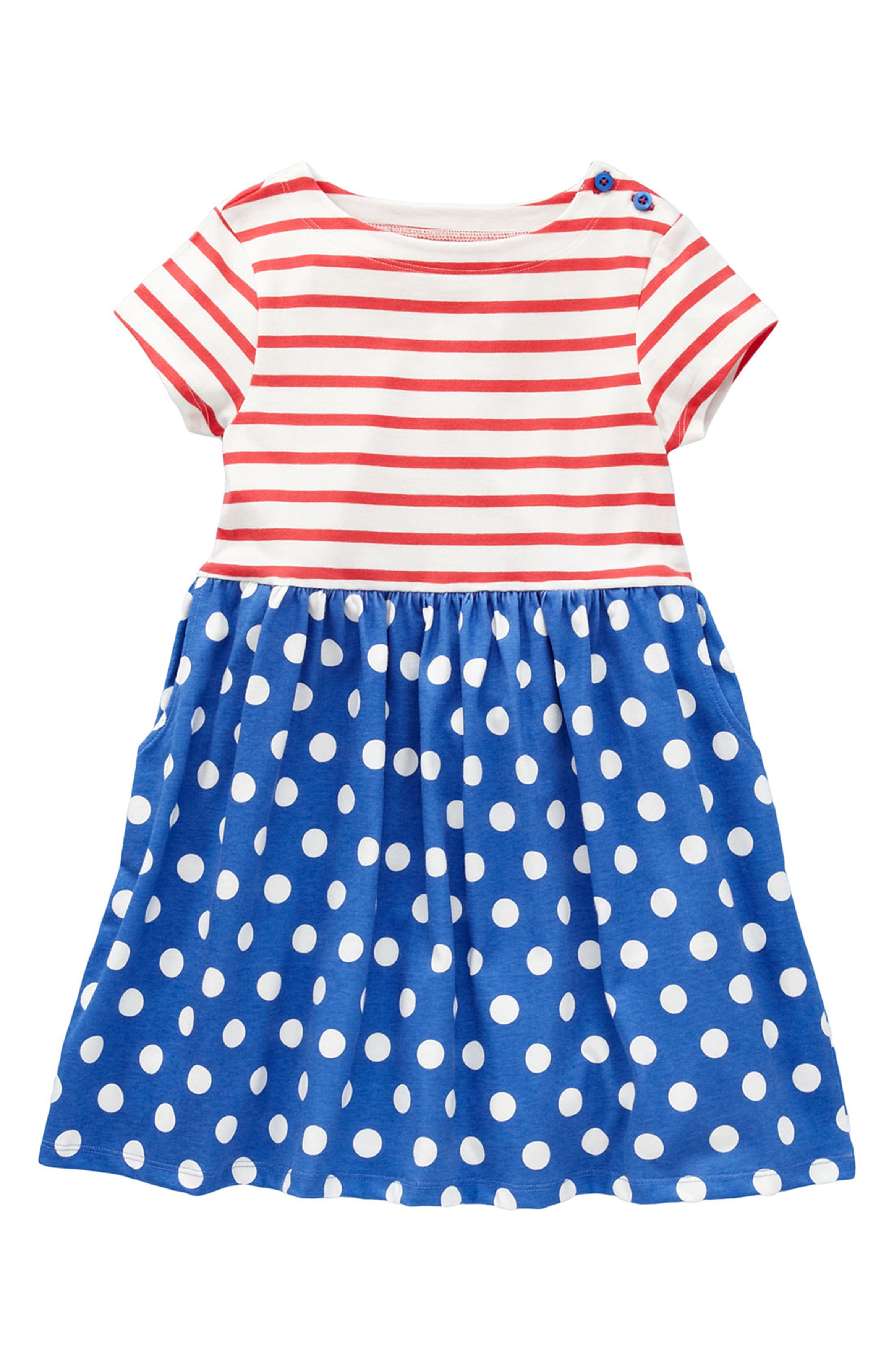 Mini Boden 'Hotchpotch' T-Shirt Dress (Toddler) | Nordstrom