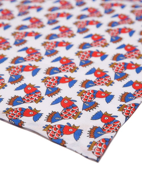 Shop La Doublej Large Napkins Set Of 2 (45x45) Galletti Multicolor