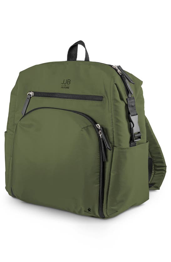 Shop Ju-ju-be Modern Diaper Backpack In Olive