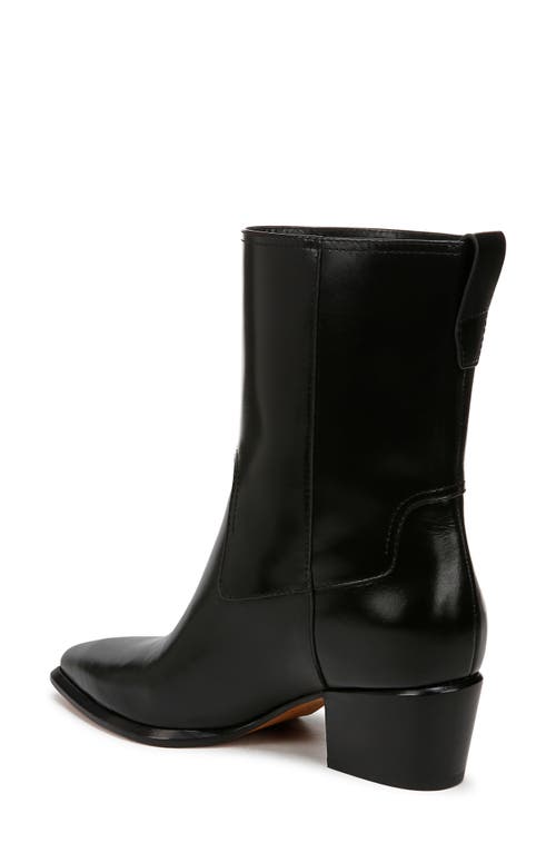 Shop Vince Arlington Pointed Toe Bootie In Black