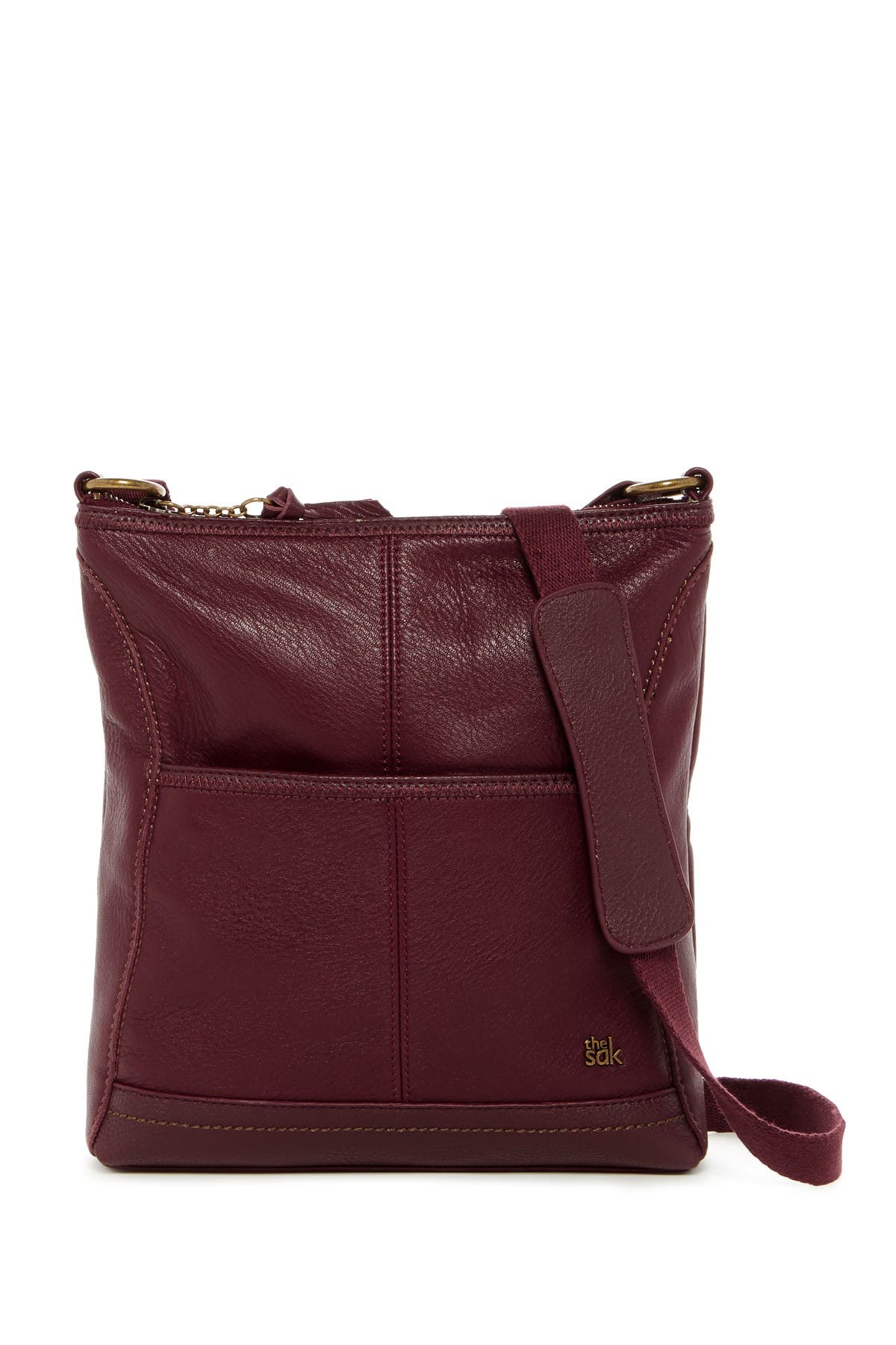 the sak iris leather crossbody bag