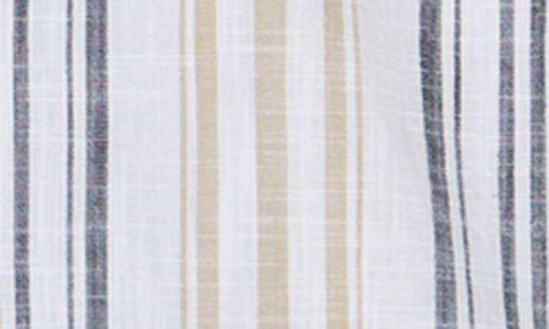 Lucky Brand Mason Short Sleeve Workwear Button-up Shirt In Natural Multi