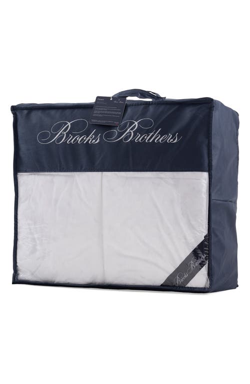 Brooks Brothers Goose Down Fill Comforter In White
