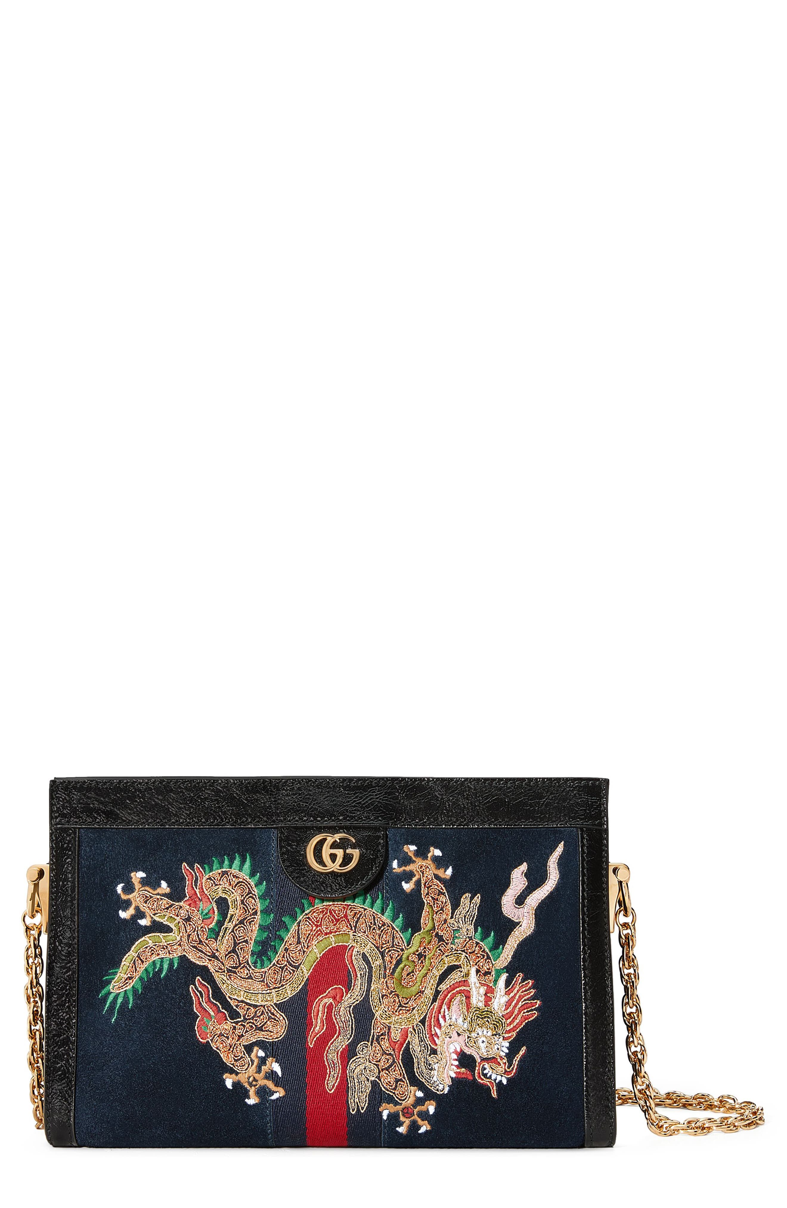 gucci linea small chain shoulder bag