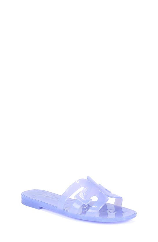 Sam Edelman Kids' Bay Jelly Slide Sandal In Misty Lilac
