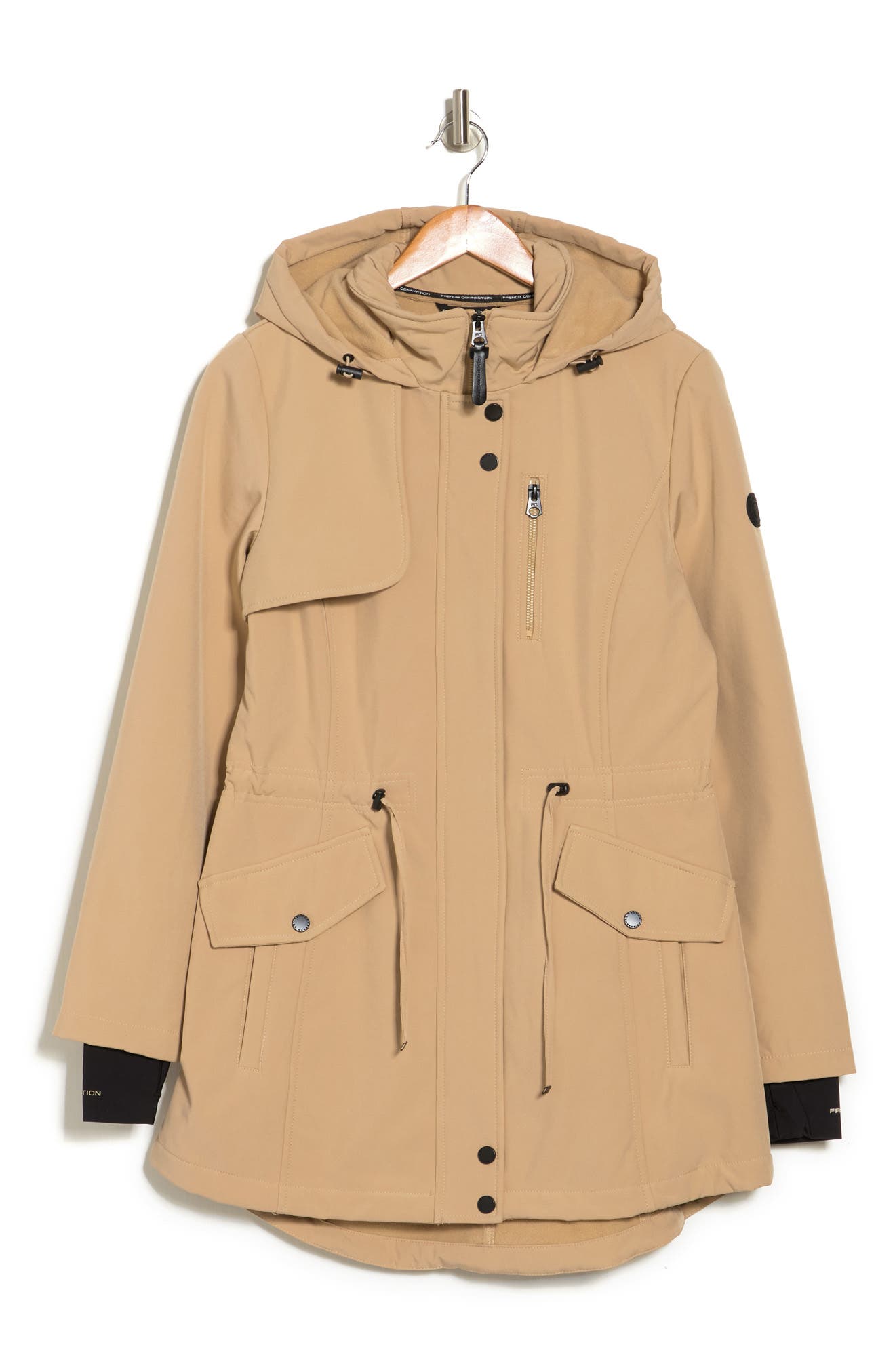 French Connection Cinch Waist Softshell 