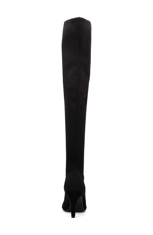 Mia Camera Knit Over-the-knee Boot In Black