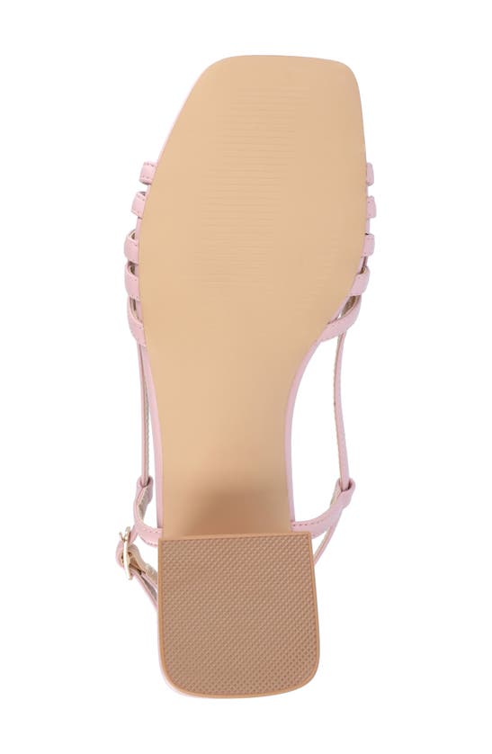Journee Collection Shayana Block Heel Slingback Sandal In Mauve