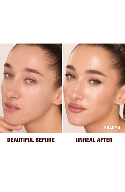 Charlotte Tilbury Unreal Skin Sheer Glow Tint Hydrating Foundation Stick In 4 Fair