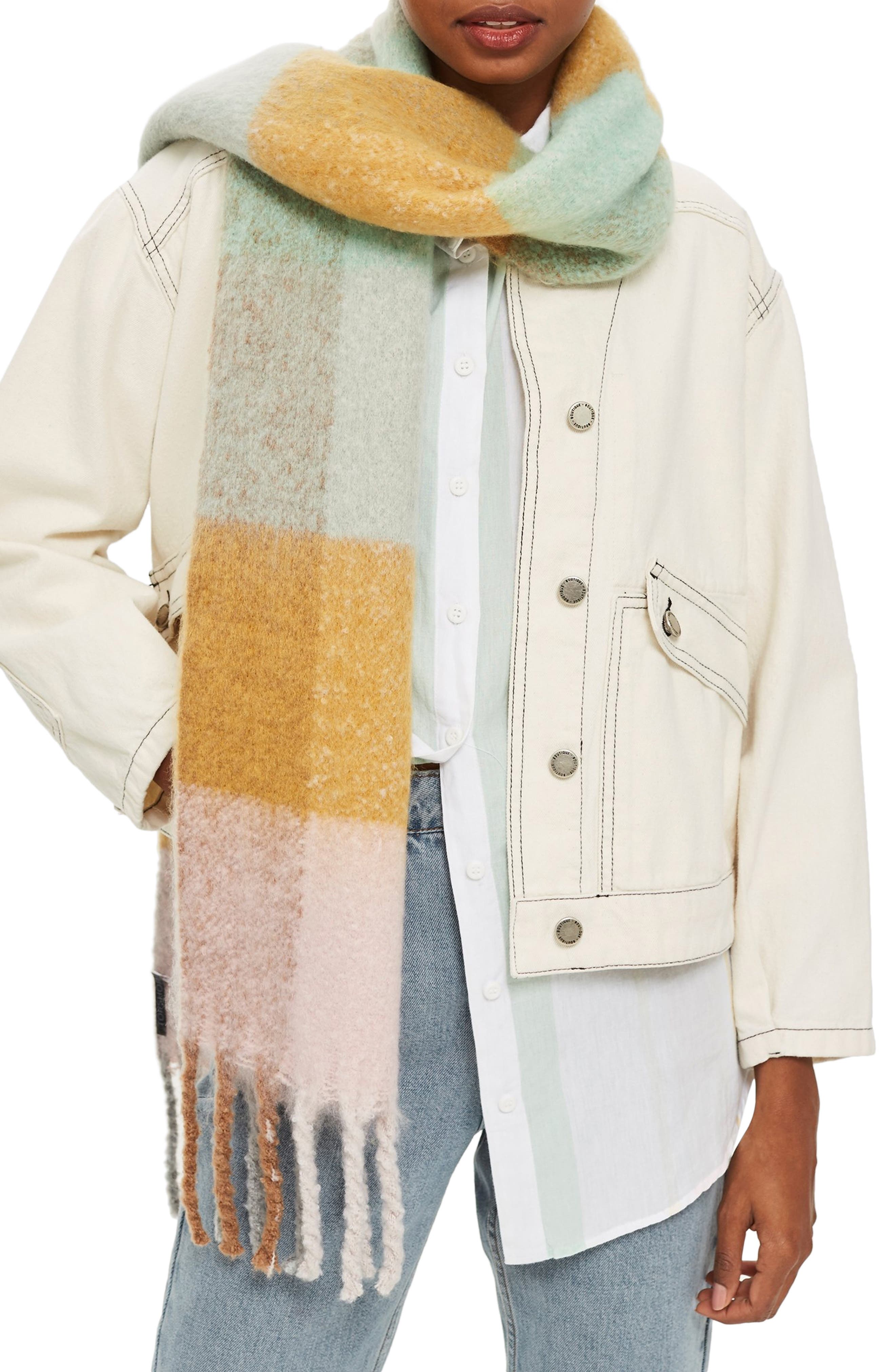 Heavy Gingham Scarf Nordstrom