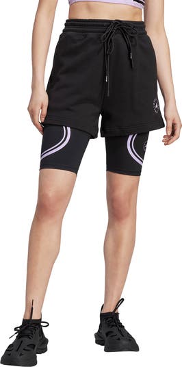adidas by Stella McCartney Organic Cotton French Terry Shorts