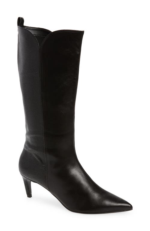 Ted Baker London Seydi Pointed Toe Boot Black Leather Top Grain at Nordstrom,