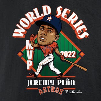 FANATICS Women's Fanatics Branded Jeremy Peña Black Houston Astros 2022  World Series Champions MVP Plus Size Name & Number T-Shirt