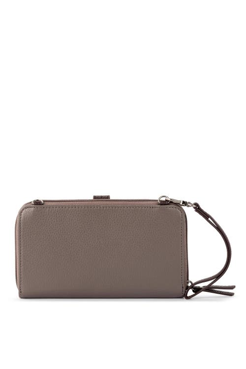 Shop The Sak Iris Smartphone Crossbody In Mushroom Suede