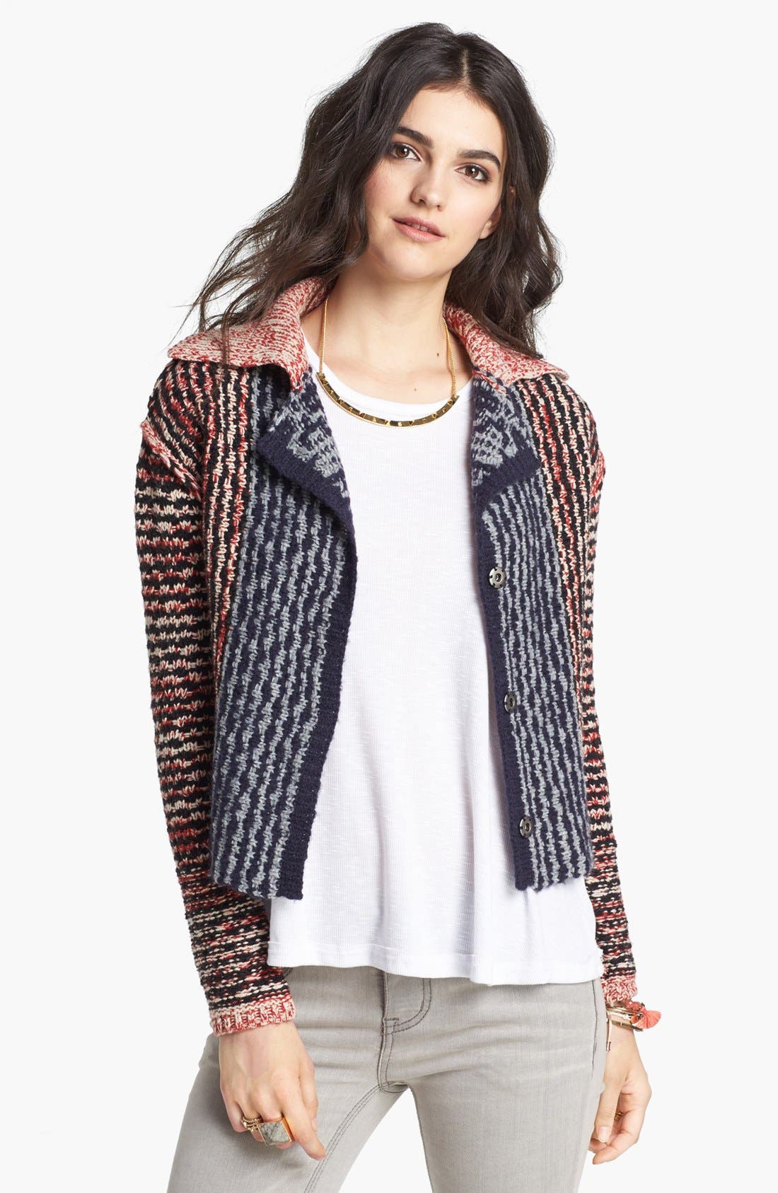 Free People Envelope Back Sweater Jacket Nordstrom