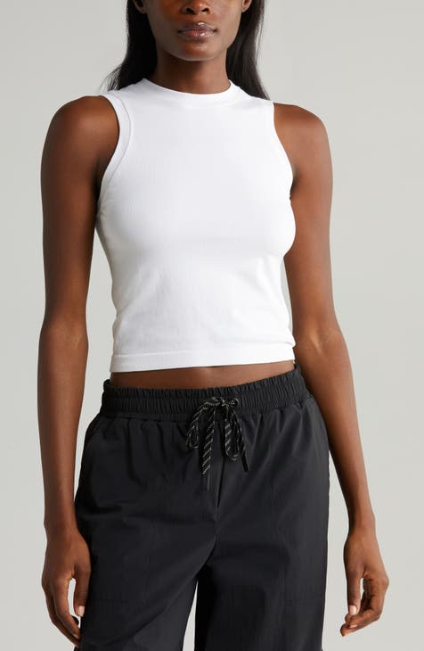 zella Seamless Long Sleeve Top in Ivory Egret at Nordstrom