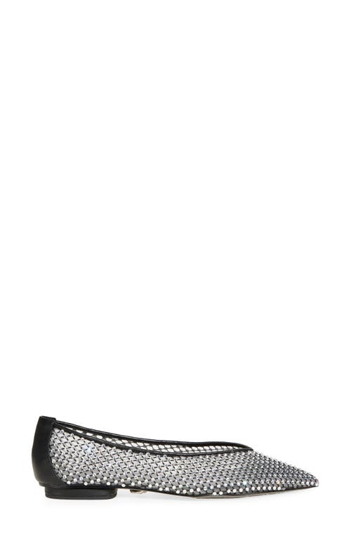 REBECCA MINKOFF REBECCA MINKOFF CRYSTAL MESH BALLET FLAT