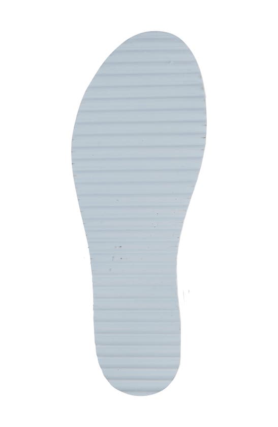 David Tate Aline Knit Wedge Slide Sandal In Bone