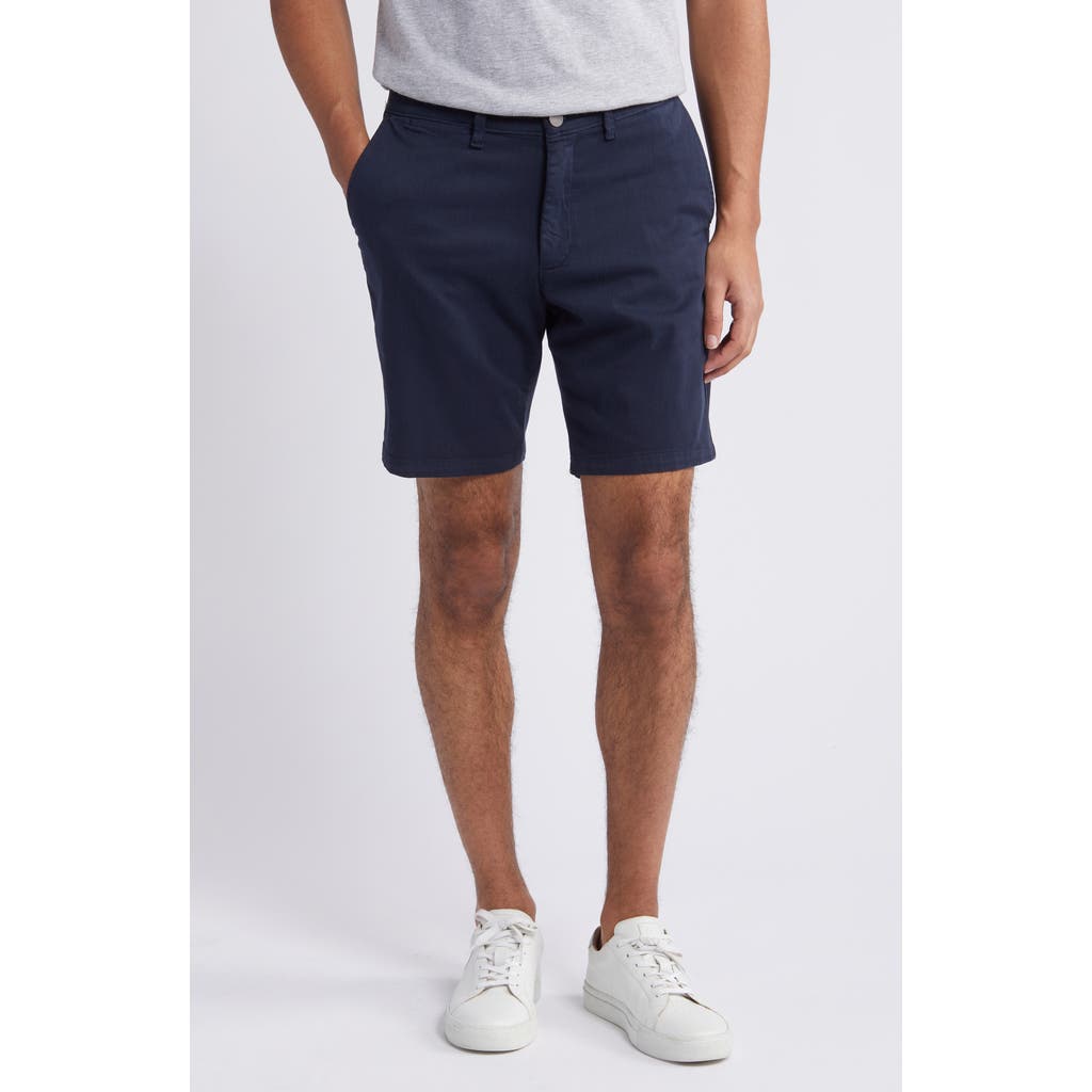 DL1961 Jake Flat Front Chino Shorts in Classic Navy 