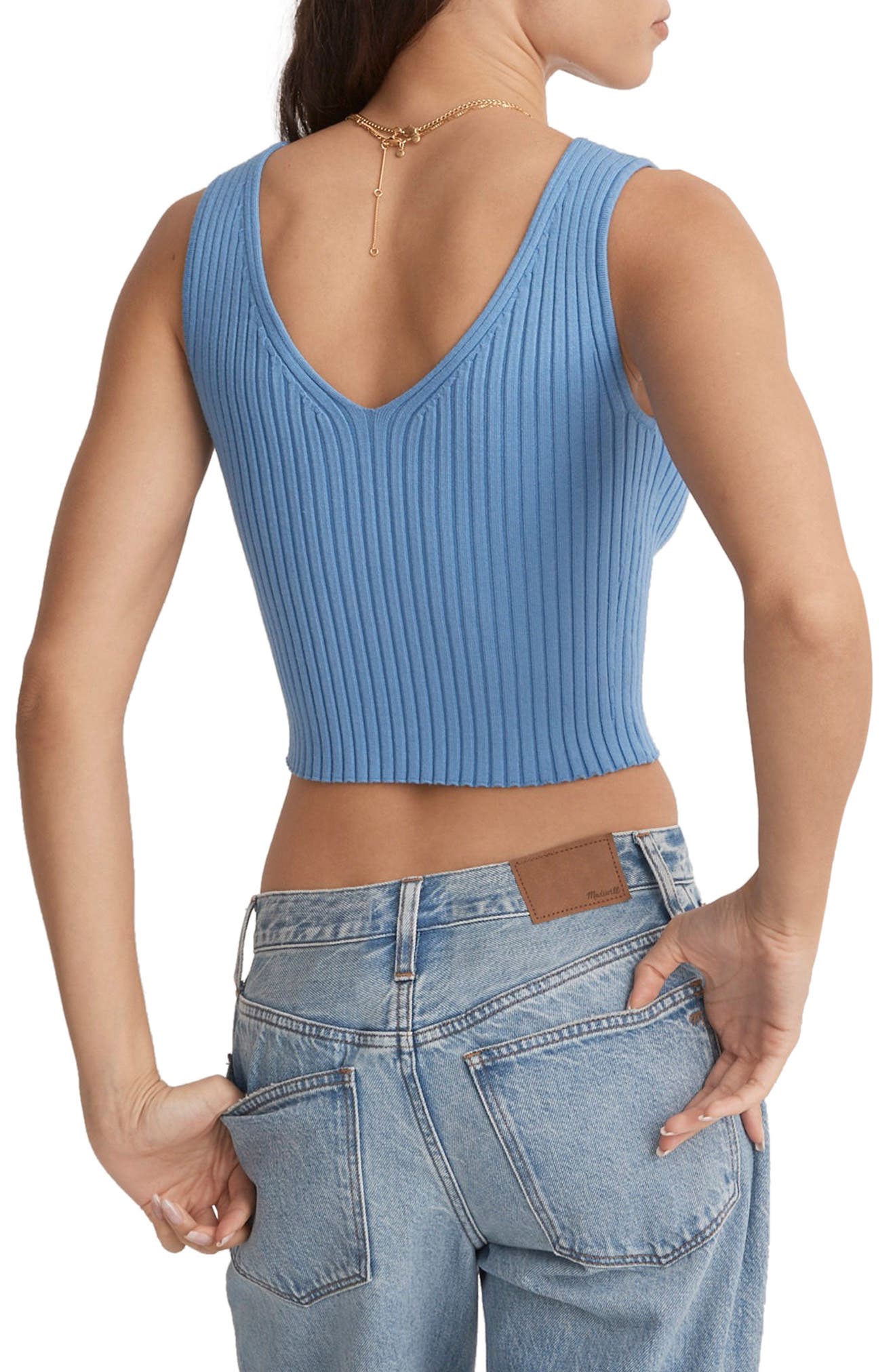 As It Was V-Neck Sweater Tank