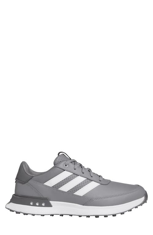 Shop Adidas Golf S2g Spikeless Waterproof Leather 24 Golf Shoe In Grey3/grey4/grey2