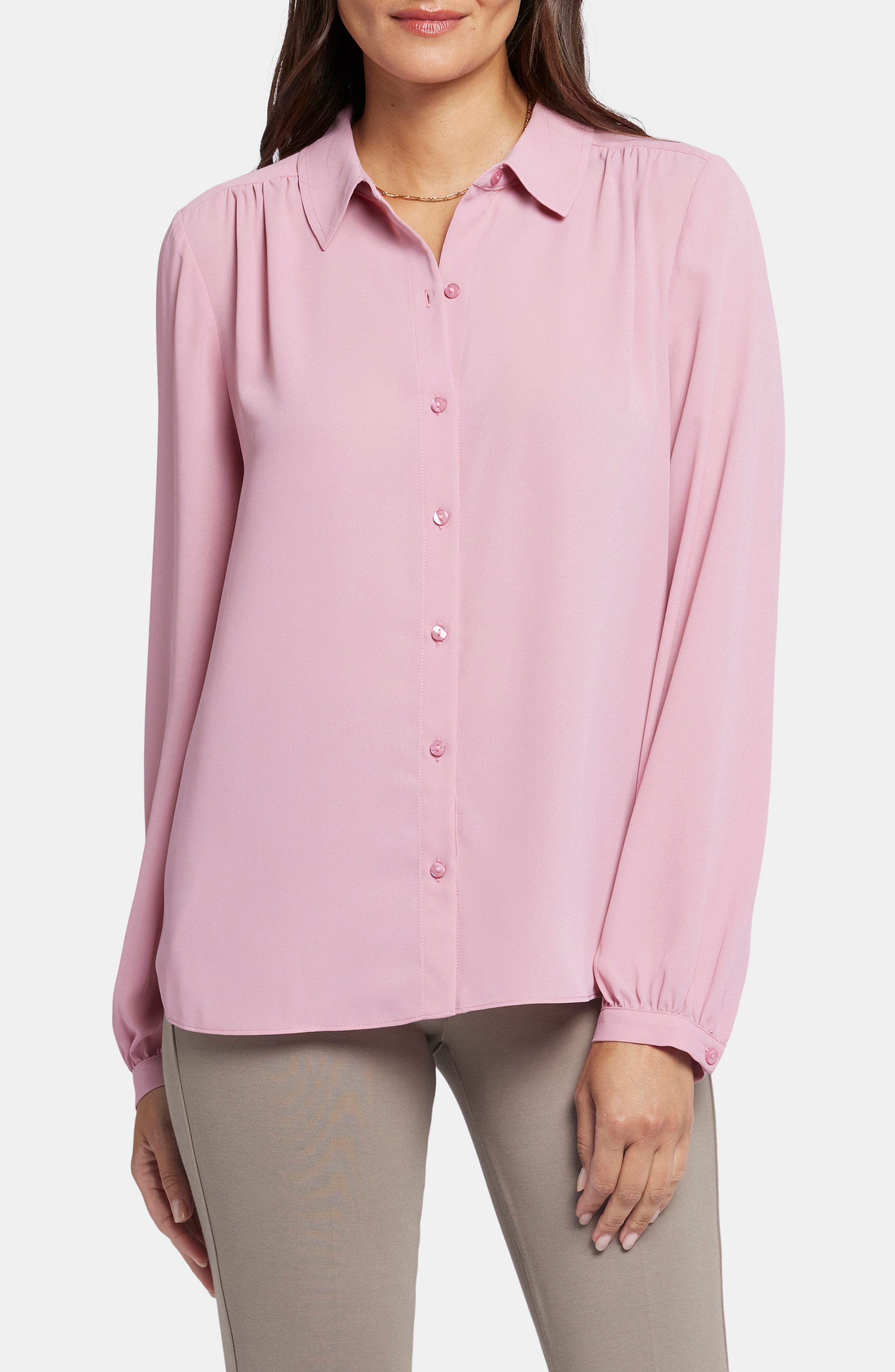 Women's Pink Button Up Tops | Nordstrom