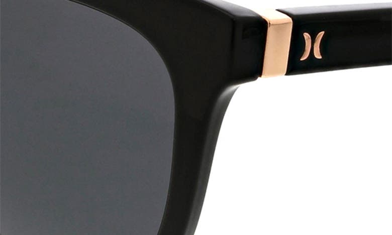 Hurley 54mm Butterfly Sunglasses In Black