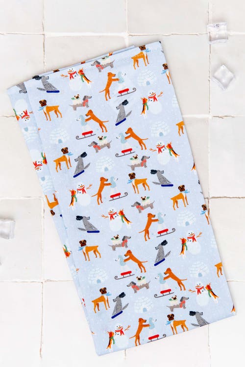 Puppington Dog Kitchen Towels In Ice Pups Winter Woofs