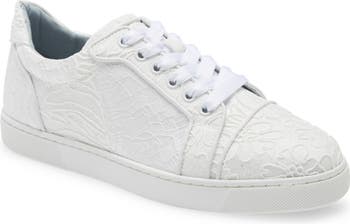 Christian Louboutin Fun Vieira Orlato Women’s Sneakers Size 38.5 EU/8.5 US  White