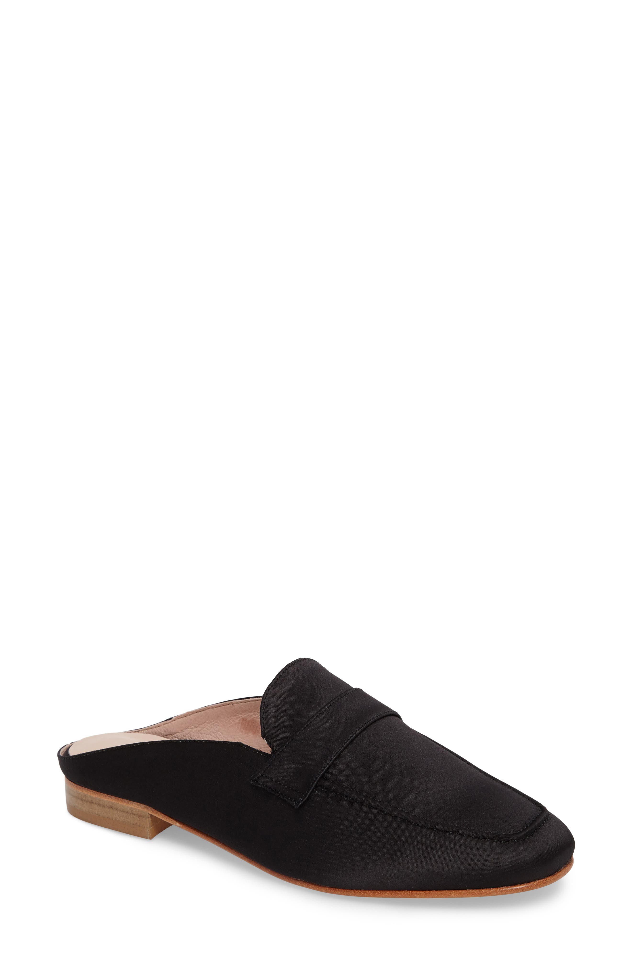 Patricia Green Suffolk Loafer Mule, Black