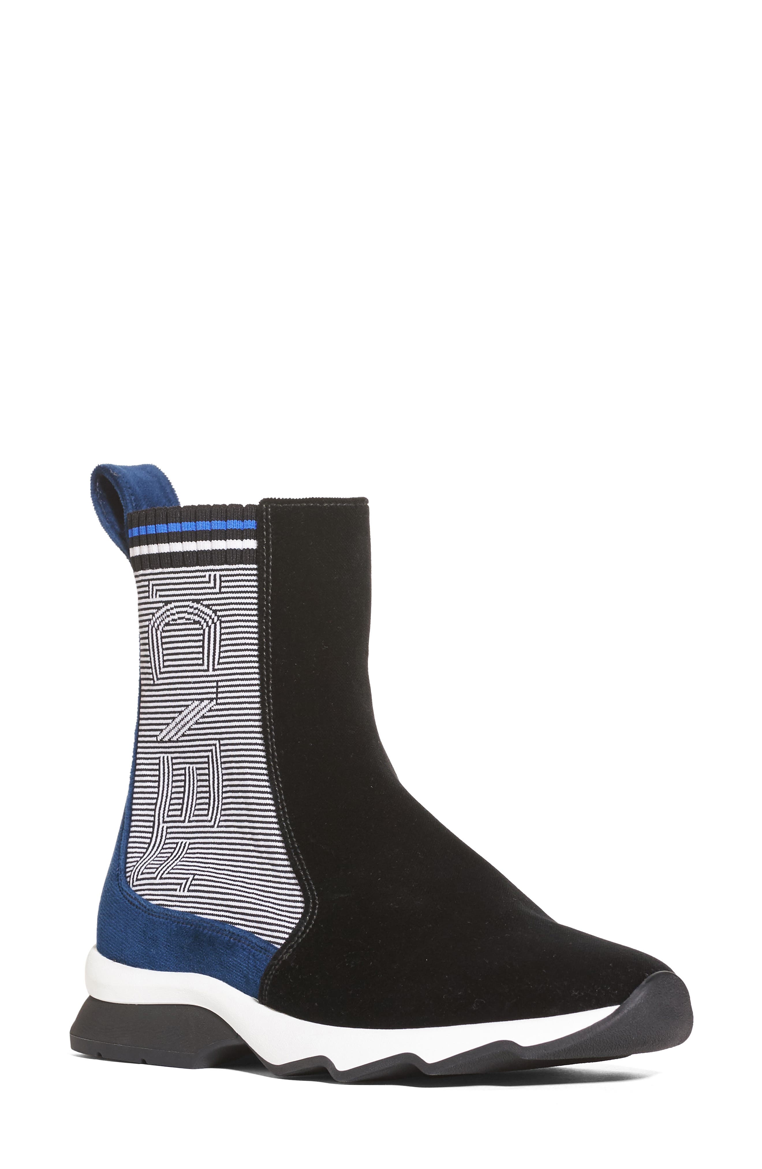 fendi high top sock sneaker