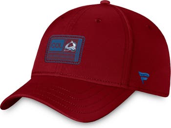 Men's Colorado Avalanche Fanatics Branded Burgundy Authentic Pro Training  Camp Flex Hat