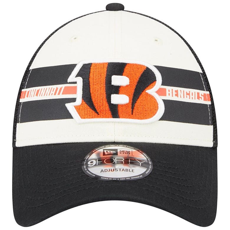 Men's New Era Cream/Black Cincinnati Bengals 2022 Inspire