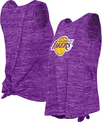 Los Angeles Lakers New Era Women's Colorblock Raglan Long Sleeve T-Shirt -  Purple