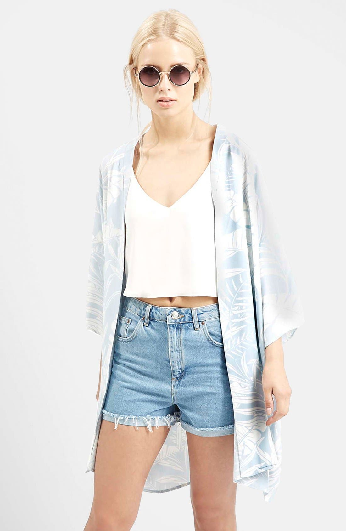 Palm Print Kimono Nordstrom