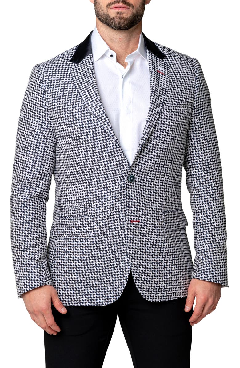 Maceoo Socrate Evo Glitz Houndstooth Sport Coat | Nordstrom