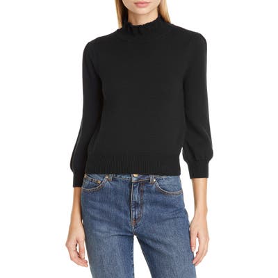 Co Essentials High Collar Wool Sweater, Blue