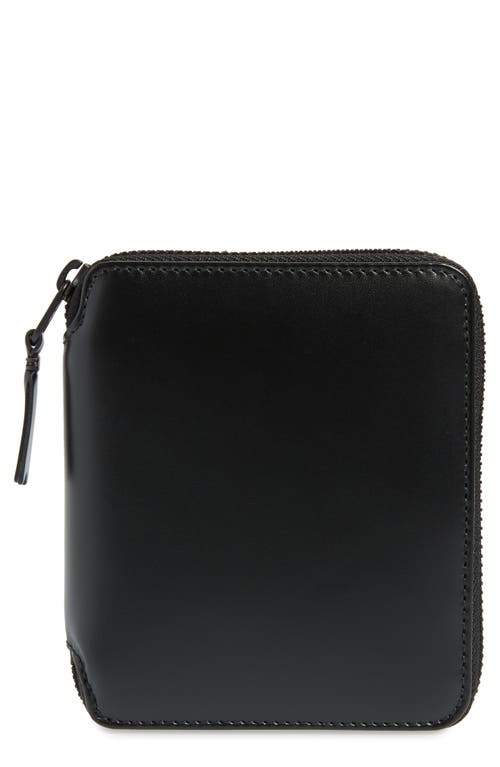 Comme des Garçons Wallets Zip Around Leather Wallet in Black at Nordstrom