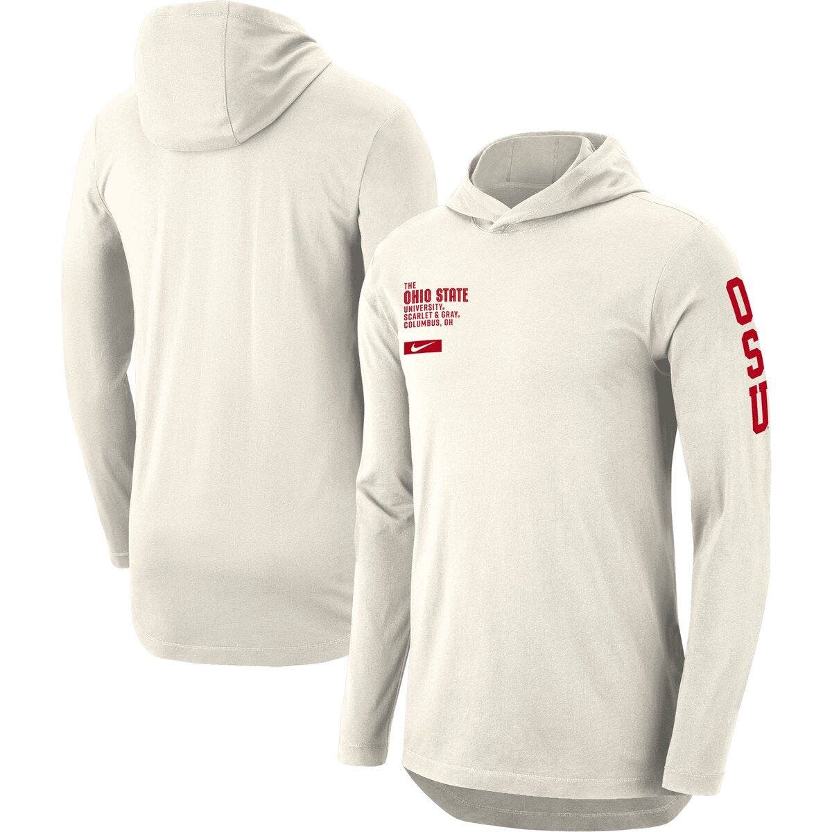 Ohio State Buckeyes Nike Dri-Fit Hoodie Long Sleeve T-Shirt / 2X-Large