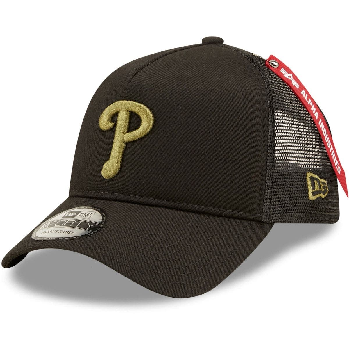 new era phillies trucker hat